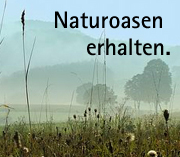 Spendenbanner: Naturoasen erhalten